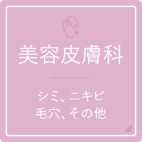 美容皮膚科　シミ、ニキビ、毛穴、その他